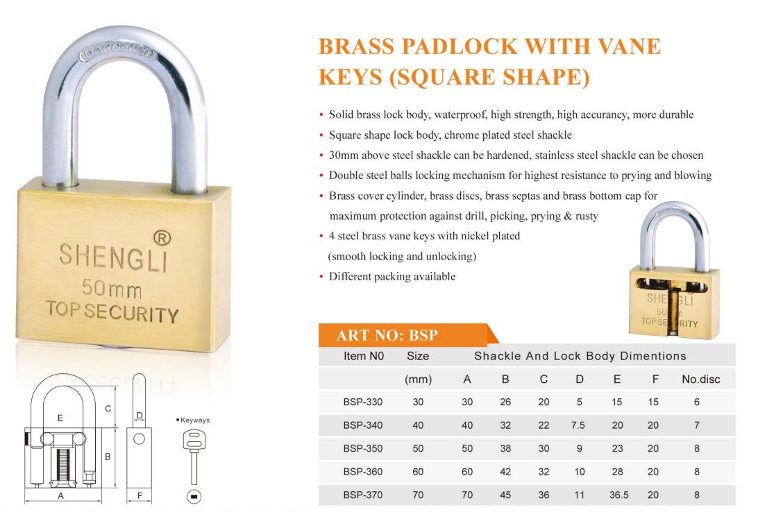 brass-padlock-with-vane-keyssquare-shape